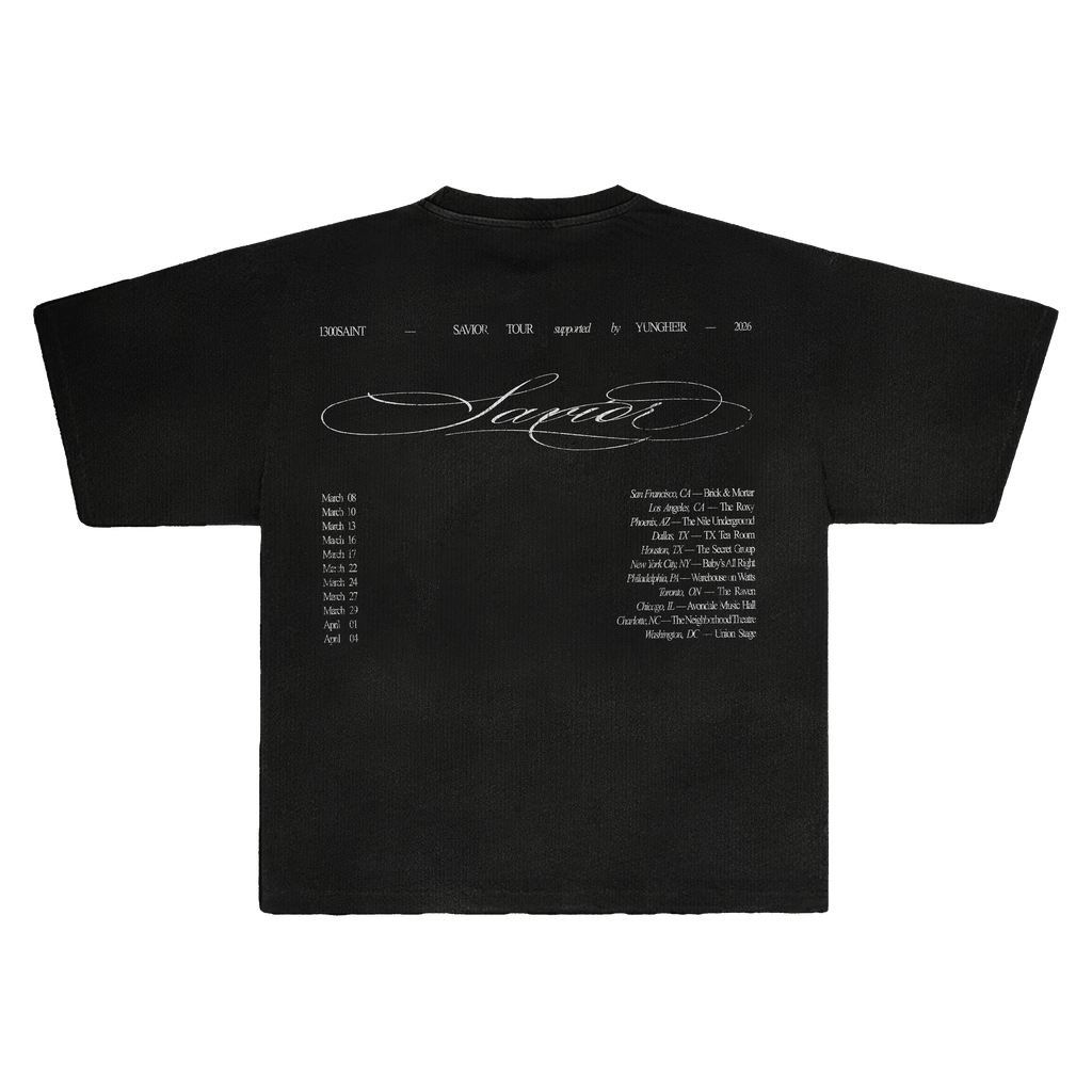yungheir NOISE T-SHIRT IN BLACK