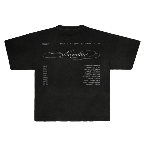 yungheir NOISE T-SHIRT IN BLACK